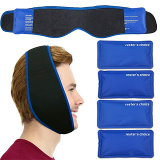 JawBra Head Wrap for Compression and Hot/Cold Therapy for the Face