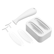 Facial ice roller, silicone ice-feeling beauty device, for firming and lifting contours