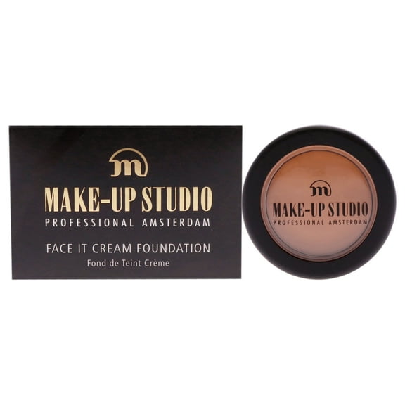 Make-Up Studio Amsterdam Face It Cream Foundation, Fudge, 0.68 oz