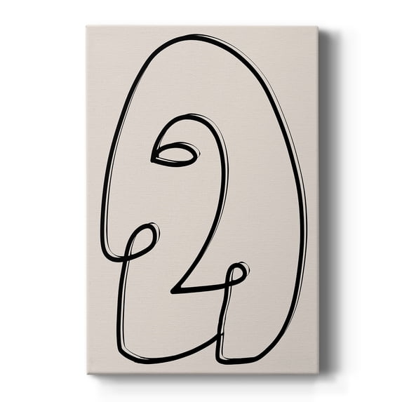 Wexford Home 8 x 12 Face It II Premium Gallery Wrapped Canvas - Ready to Hang