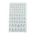 thumbnail image 1 of Face Jewels Stickers Pearls Eyeshadow Crystals Decals Decoration Beauty for Music Festivals and Holiday Parties, 1 of 5