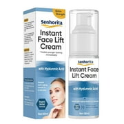 Face Lift, Instant Face Tightening Cream with Hyaluronic Acid, Neck, Eye Anti-aging Serum for Smoothing Fine Lines, Wrinkles and Firming Loose Sagging Skin, Puffiness in 2 Minutes