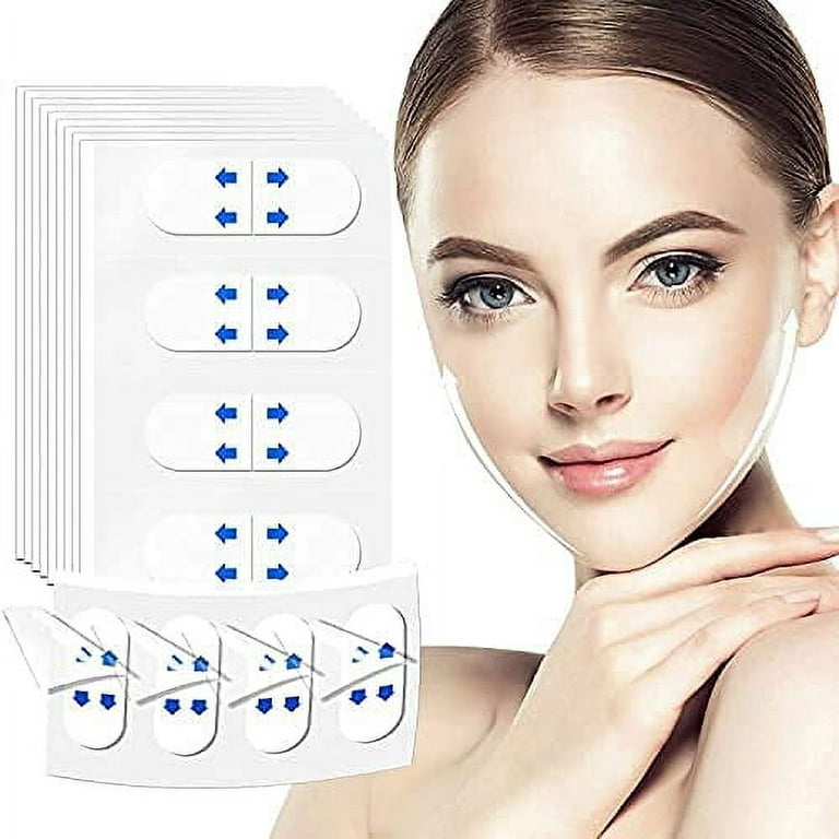 Face Lift Tape, 40PCS Face Lifting Strips - Ultra-thin Waterproof & High  Elasticity, Invisible Face Tape to Lifting Saggy Skin & Hiding Facial