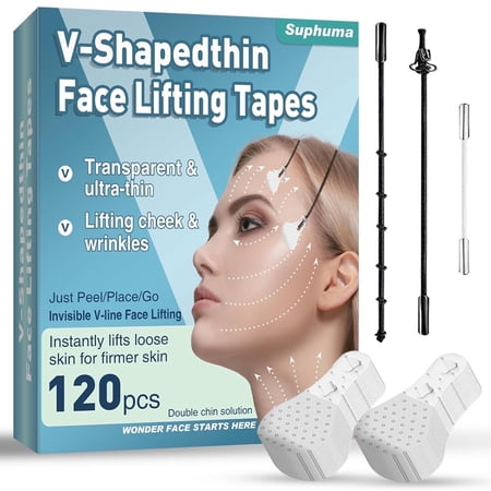 Face Lift Tape Invisible, Face Tape for Wrinkles, 120PCS