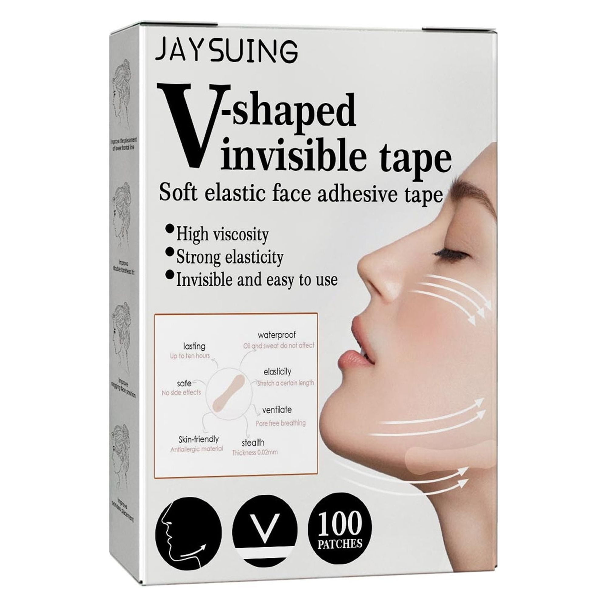 Face Lift Tape Invisible V Line Face Lifter Sticker Double Chin Tape