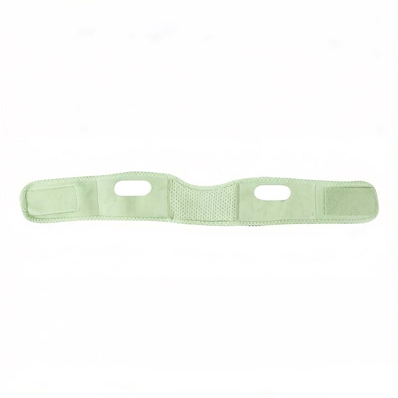 Face Lifting Strap, Adjustable V Line Face Shaping Belt, Breathable Anti Sagging Chin Reducer for Double Chin, Green