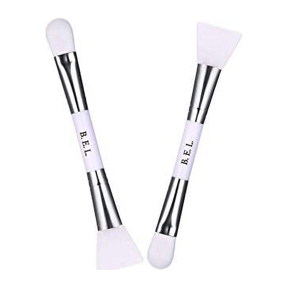 Face Mask Brush and Soft Silicone Clay Facial Mask Applicator â€“ Dual  Sided Cosmetic Beauty Tool for Makeup, Foundation, Cream, Lotion,  Moisturizer, Gel, Peel, and Mud Masks (2 Pack Set) by Bare -