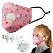 Face Mask Children Respirator Filter PM2.5 Anti-pollution Activated Carbon Kids