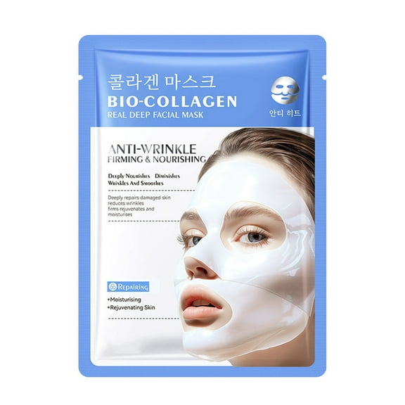 Face Mask,Facial Wrinkle Patches,Face Masks Skincare,Collagens Face Mask,Collagens Moisturizing Mask,Crystal Split Mask,Jelly Color Dissolvable Mask(1pc 6.69*4.72in)from Biweutydys