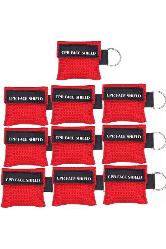 Face Mask Keychain First Aid Kit, Mask Pockets for Emergency or First Aid Use