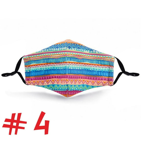 Face Mask Kids Youth with Filter Pocket Washable Reusable Mask Design Traditional