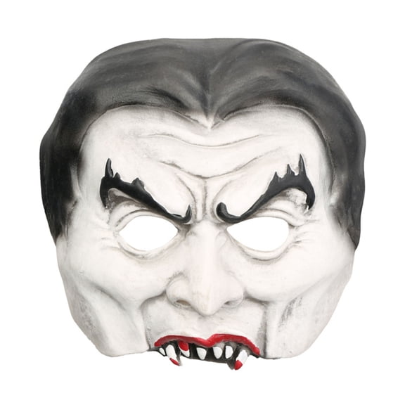 Face Mask Latex Vampire Design for Halloween 7 X 6 Inch for Party Themed Event Decoration
