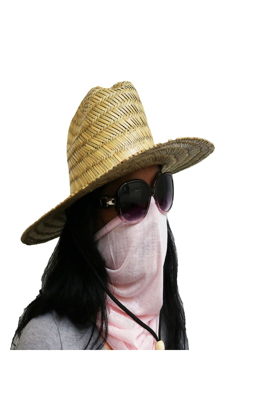 Face Mask Light Pink Face Covering Bandana Seamless Multifunctional Unisex Headwrap Balaclava US SELLER!