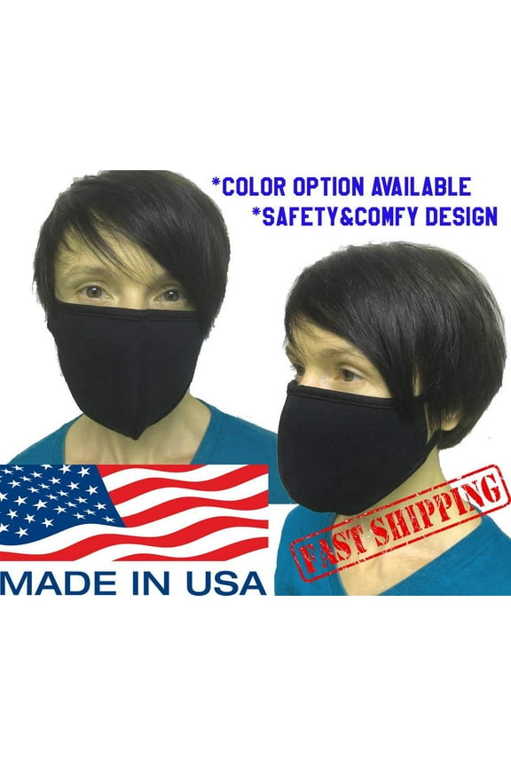 Face Mask Mouth Mask WashableDust MaskFast Shipping Reusable MaskTravel Mask Made in USA Hand Made Mask Elastic Cotton Mask Gold