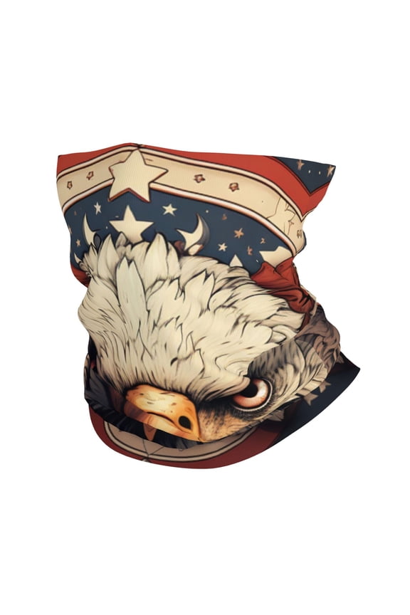 Face Mask Neck Gaiter Windproof Bandana Headwear Breathable Cover Outdoor Scarf, American Flag United States Navy Eagle