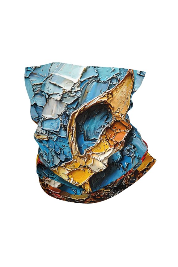 Face Mask Neck Gaiter Windproof Bandana Headwear Breathable Cover Outdoor Scarf, Musical Notes Art