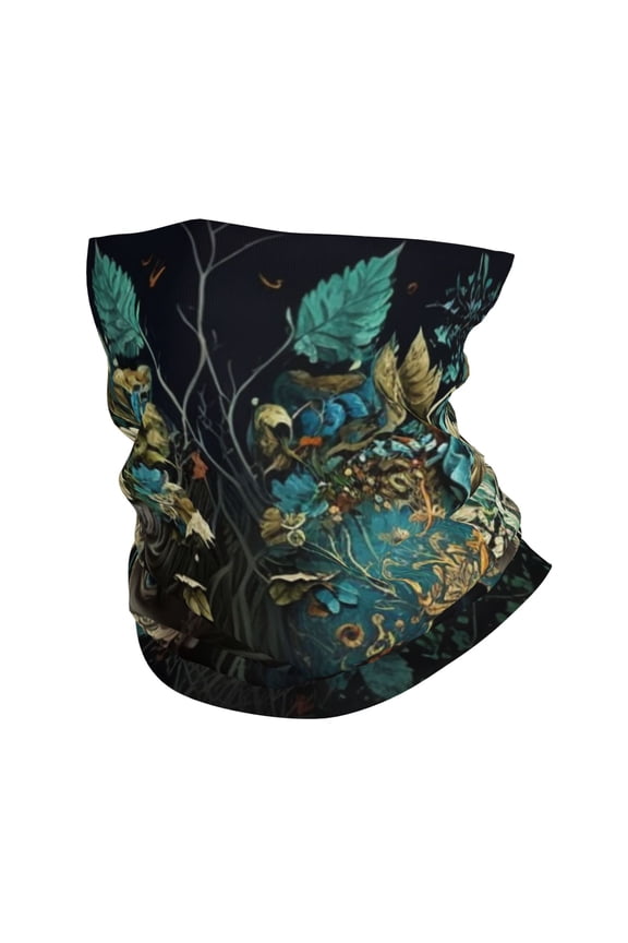 Face Mask Neck Gaiter Windproof Bandana Headwear Breathable Cover Outdoor Scarf, Skulls Gothic Day Of The Dead Skull Lovers