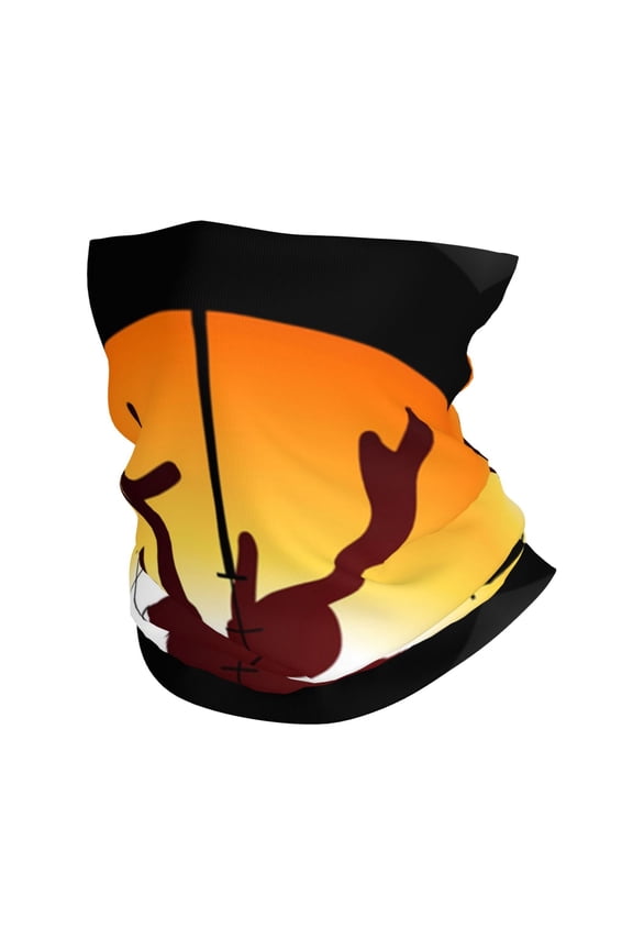 Face Mask Neck Gaiter Windproof Bandana Headwear Breathable Cover Outdoor Scarf, Target Deer Elk Hunting