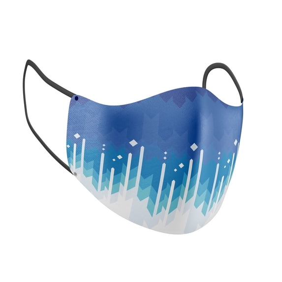 Costume Agent Reusable Digital Mountain Face Mask 2 Count