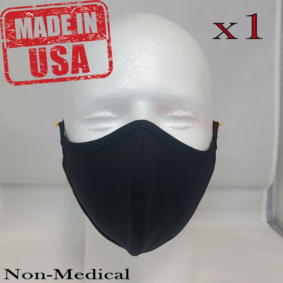 Face Mask Protection Washable and Reusable Soft 2 Layer Fabric MADE IN USA