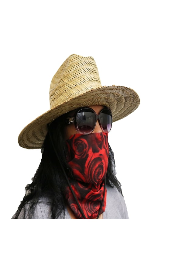 Face Mask Roses Face Covering Bandana Seamless Multifunctional Unisex Headwrap Balaclava US SELLER!