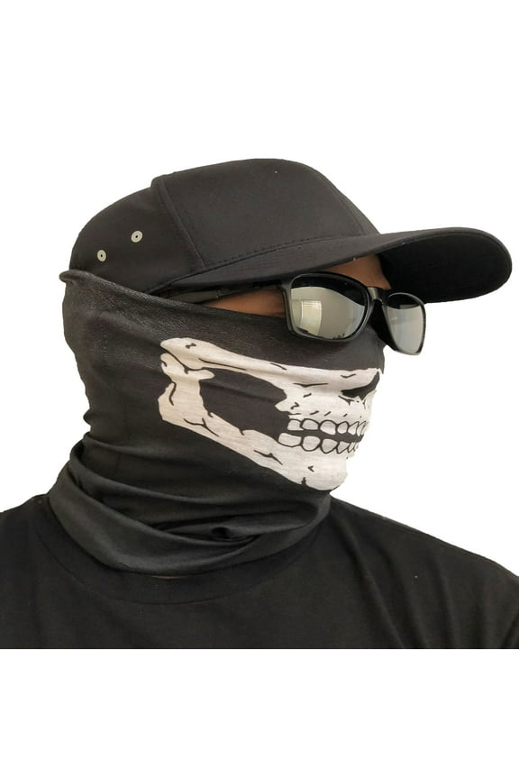 Face Mask Skull Pattern Face Covering Bandana Seamless Multifunctional Unisex Headwrap Balaclava US SELLER!
