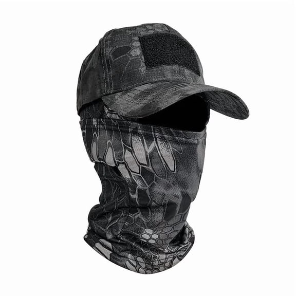Face Mask Sun Protection Camouflage Cap,Military Tactical Hunting Hat,Tactical Baseball Cap,Outdoor Hiking,Fishing,Sunshade Cap For Women and Men Neck Flap,Sports Cap,Fashion And Ventilate