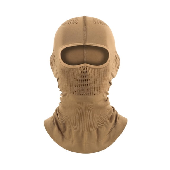 Face Mask Sun UV Protection Breathable Full Head Mask for Men Women Skiing Cycling Khaki A