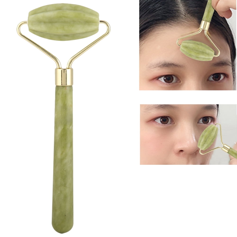 Face Massage Roller, Natural Jade Face Tighten Facial Massage ...