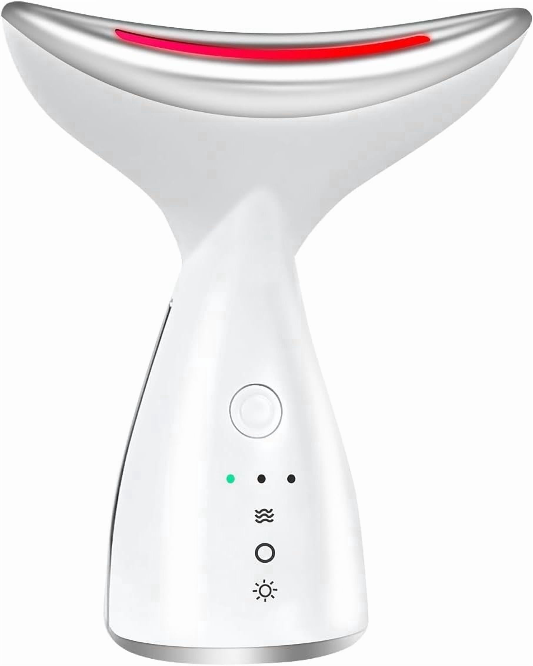 Face Massager for Face Neck Red Light Therapy Device 45℃ Heated Firming Wrinkle Removal Facial Massager 3 in 1