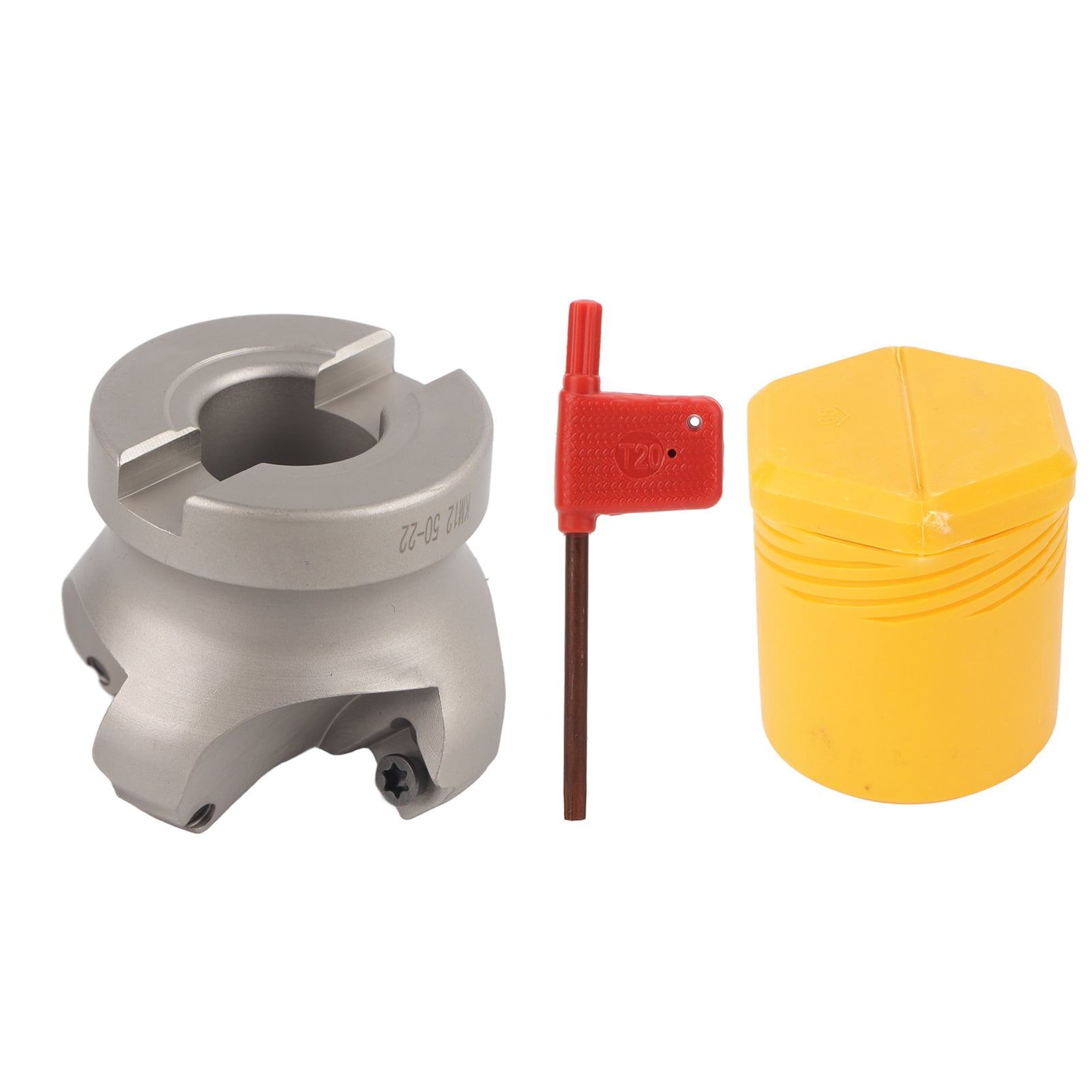 Face Mill CNC Milling Cutter 40Cr 4 Flutes Lathe Cutting Tool Set Kit