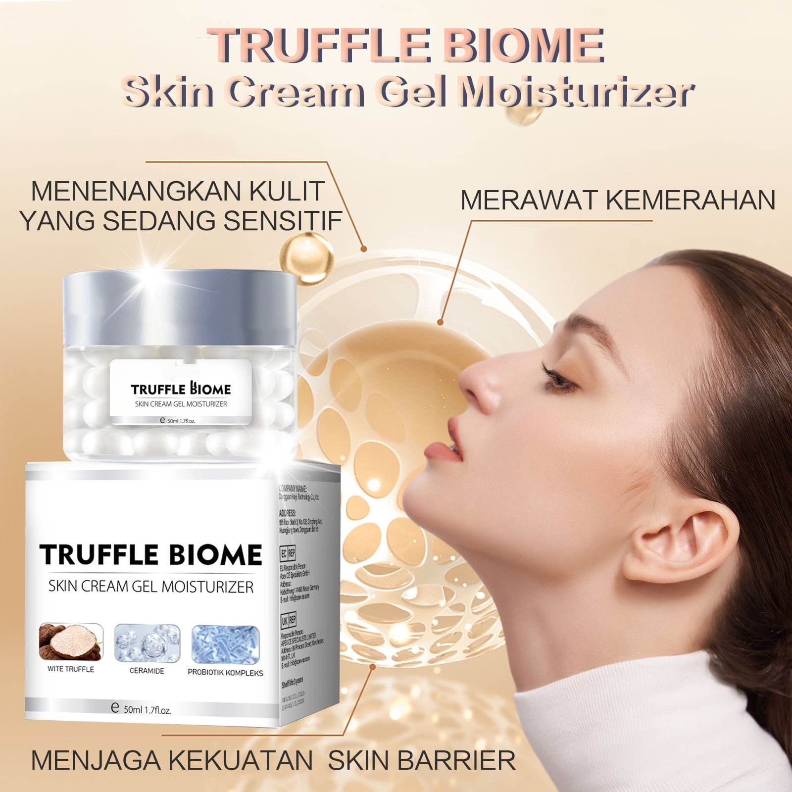 Face Moisturizer For Women Over 50 with Vitamin C, Hyaluronic Acid Anti