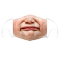 thumbnail image 1 of Face Mouth Nose Mask Cover Protection Reusable Cotton Blend Five Layer Filter Included Adjustable One Size Unisex Baby Face Design, 1 of 12