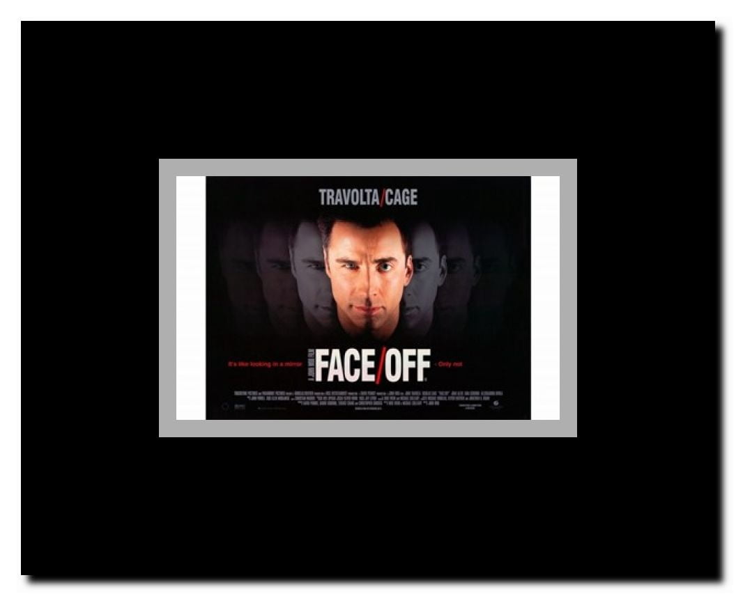 Face Off Framed Movie Poster