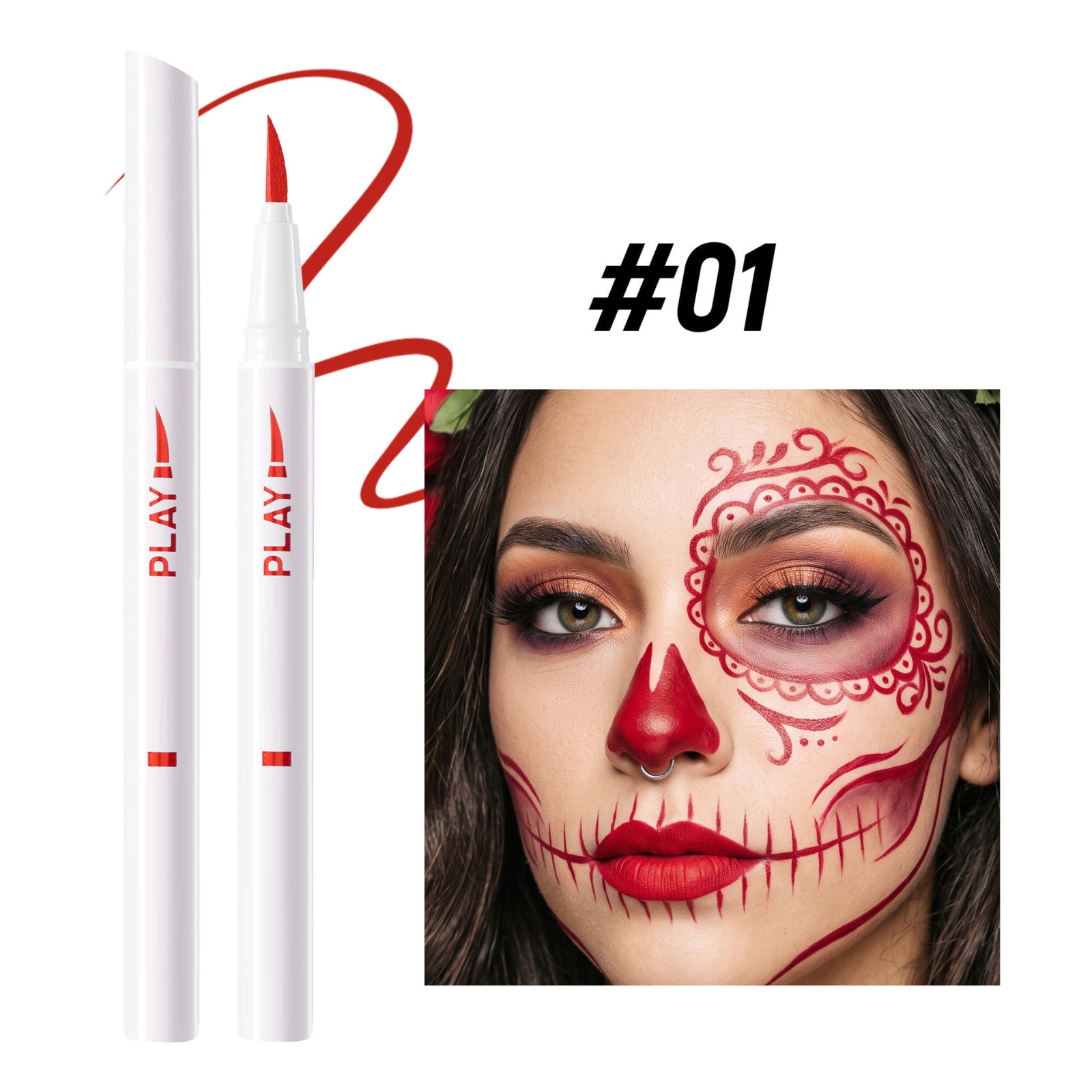Clean Body Colour In Face Paint Marker, Waterproof Body Painting Pen, Mild Multi Use Makeup ...