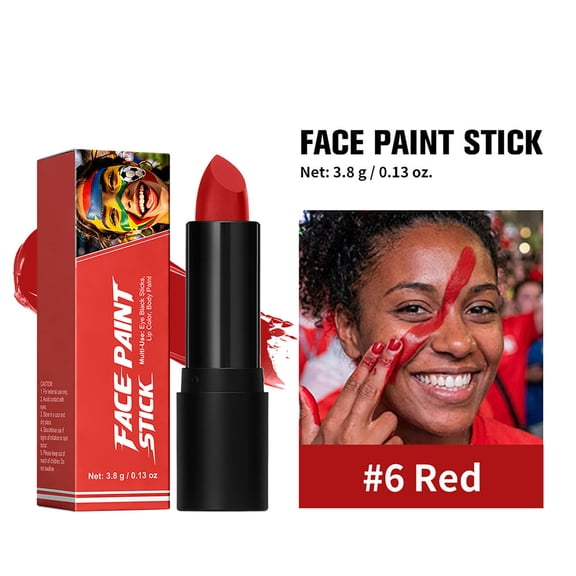 Face Paint Stick Black Eyeshadow Crayon For Halloween Festival Party Portable Makeup Kit