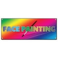 thumbnail image 1 of Face Painting | 24" X 72" Banner | Heavy Duty 13oz. Outdoor Vinyl Single Sided With Grommets | Made in The USA, 1 of 4