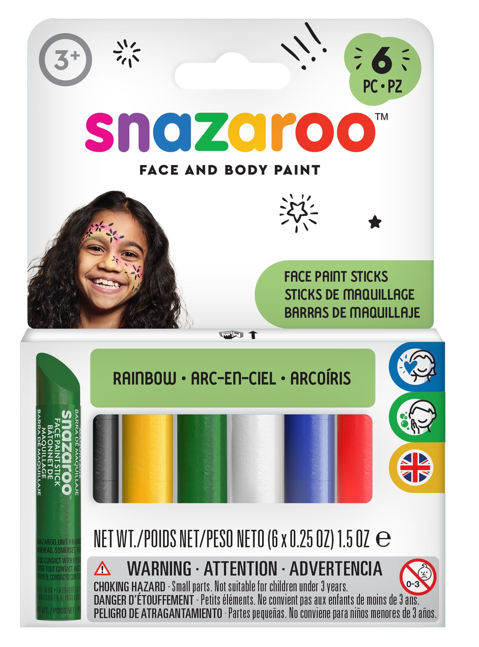Face Painting Sticks- Rainbow