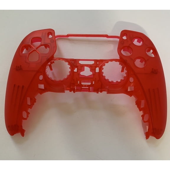 Face Plate for PS5 Controller Transparent Red