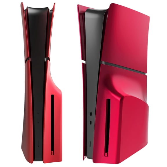Face Plates for PS5 SLIM Digital Edition Console, ABS Anti-Scratch Dustproof Protective Skins Faceplates Replacement Shell Skin Cover Case For PS5 SLIM Optical Drive