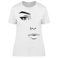 thumbnail image 1 of Face Portrait T-Shirt Women -Image by Shutterstock, Female x-Large, 1 of 2