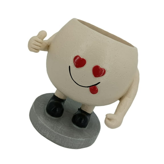Face Pots Resin Face Vase Head Planter Pots Face Flower Pots Containers for Indoor Plant
