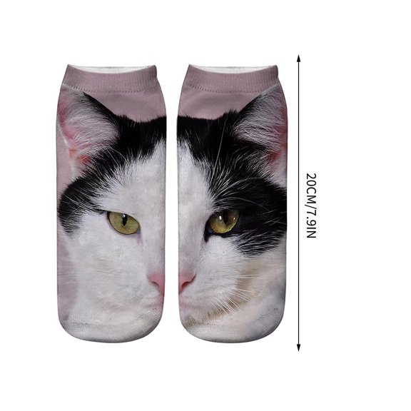 Face Print Socks – Unisex Cute Mid-Calf Comfortable and Breathable Socks for Everyday Wear and Gifting