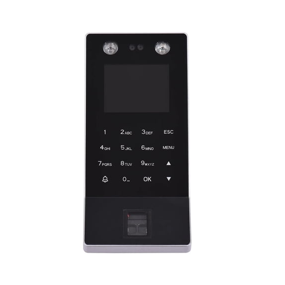 Face Recognition Fingerprint Password Attendance Machine Access Control Employee Checking-in Recorder with TFT Color Screen