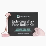 M3 Naturals Jade Face Derma Roller and Gua Sha Skin Care Tool Kit, 1 Set