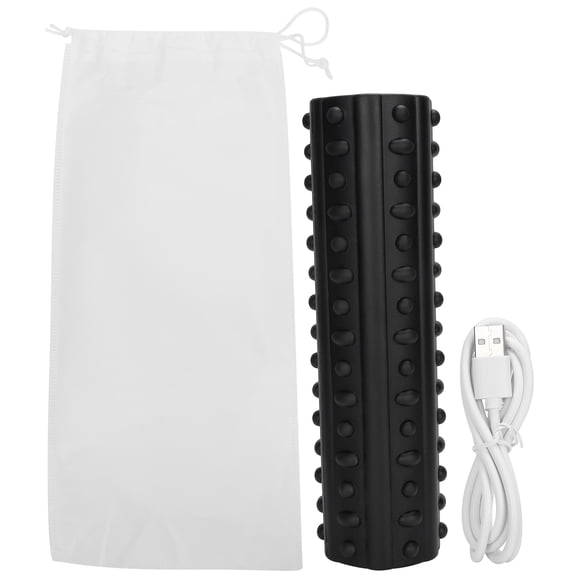 Face Roller Massager Facial Beauty Massage Roller with Roll On Essential Oil Bottle(White Crystal Roller White Crystal RollOn Bottle )