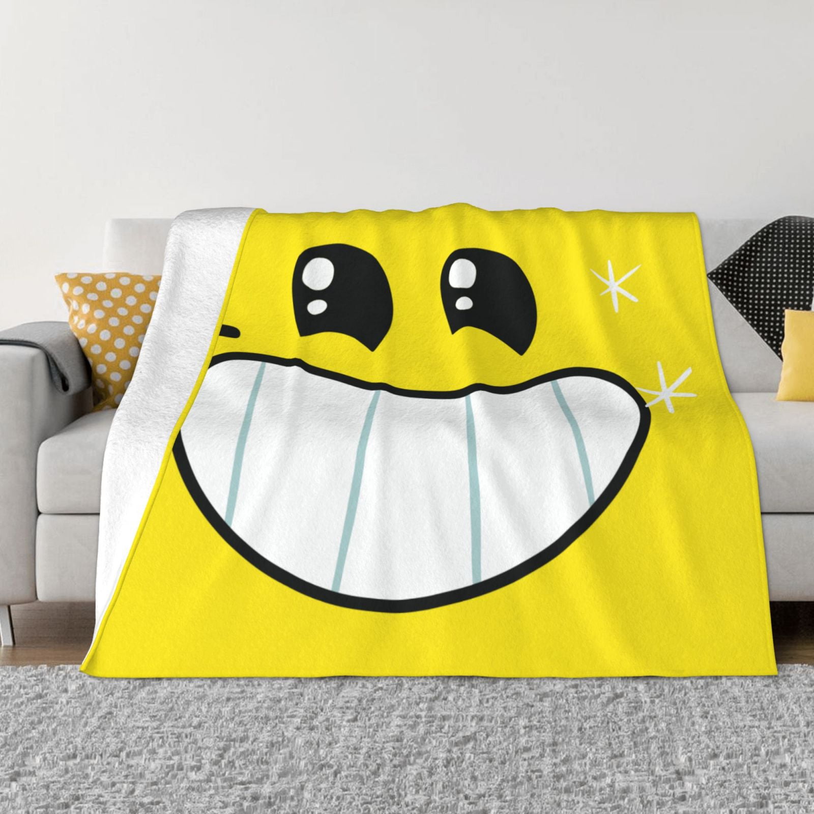 Face'S Music Party Throw Blanket Couch Bed Sofa Soft Lightweight Warm ...