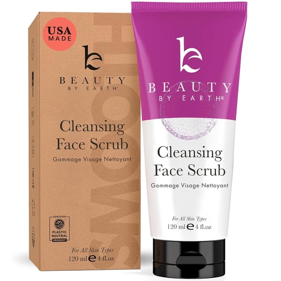 Beauty by Earth Facial Scrub and Face Wash 2in1