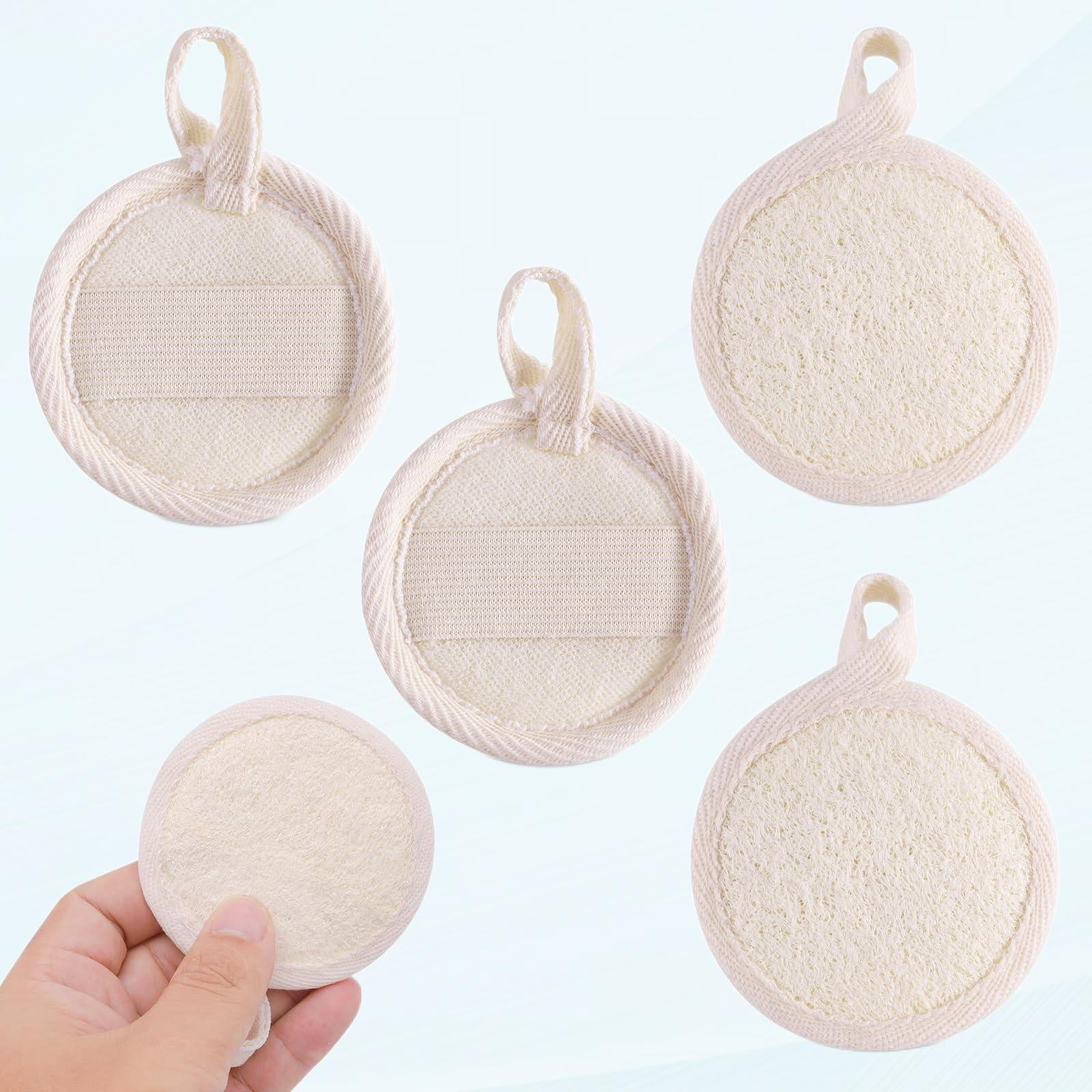 Face Scrubber Exfoliator 4 Pieces Face Makeup Remover Cleaning Sponges