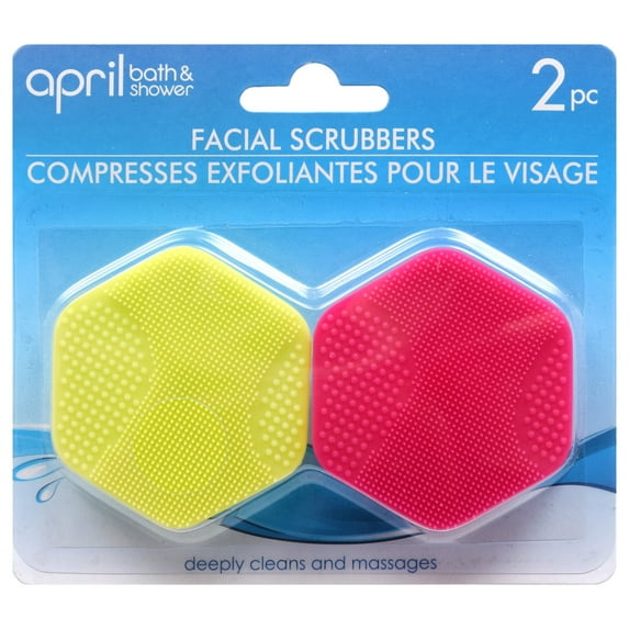 Face Scrubber - Facial Skin Care Products - Facial Scrubbers, 2pc 